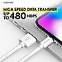 Overtime Apple MFi Certified Lighting USB 4ft Cable for iPhone/iPad/iPod Touch, White, Pack of 3 (CE14541A)~#|#~sp134771678_sc7