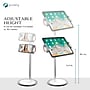 Purely Tablet Stand PPSH119 with Weighted Base, Swivel Head, and Anti-slip Grip for Tablets and Phones, Metal~#|#~sp134771684_sc7