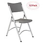 NPS 600 Series Heavy Duty Plastic Folding Chair, Charcoal Slate, 52 Pack (620/52)~#|#~sp134772221_sc7