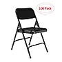 National Public Seating 200 Series Premium All-Steel Folding Chairs, Black, 100/Pack (210/100)~#|#~sp134772234_sc7