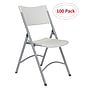 NPS 600 Series Plastic Folding Chair, Speckled Gray, 100/Pack (602/100)~#|#~sp134772262_sc7