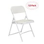 NPS 800 Series Premium Light-Weight Plastic Folding Chairs, Bright White, 52/Pack (821/52)~#|#~sp134772298_sc7