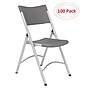 NPS 600 Series Heavy Duty Plastic Folding Chair, Charcoal Slate, 100 Pack (620/100)~#|#~sp134772337_sc7