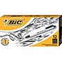BIC Clic Stic Retractable Ballpoint Pen, Medium Point, Black Ink, 12/Case (CSM11-BLK)~#|#~sp134775681_sc7