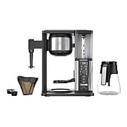 Ninja 10-Cups Automatic Drip Coffee Maker, Black/Stainless Steel (CM401)