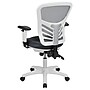 Flash Furniture Nicholas Ergonomic Mesh Swivel Multifunction Executive Office Chair, Dark Gray/White Frame (HL0001WHDKGY)~#|#~sp134860910_sc7