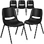 Flash Furniture HERCULES Plastic Student Stacking Chair, Black, 5/Pack (5RUTEO1BK)~#|#~sp134861350_sc7