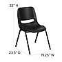 Flash Furniture HERCULES Plastic Student Stacking Chair, Black, 5/Pack (5RUTEO1BK)~#|#~sp134861356_sc7