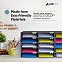 AdirOffice 15-Compartment Literature Organizer, 32" x 13", Black (501-15-BLK)~#|#~sp134865338_sc7