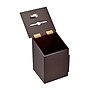 AdirOffice Square Wood Suggestion Box With Lock and Pen, Mahogany (ADI632-01-MA)~#|#~sp134865504_sc7