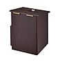 AdirOffice Square Wood Suggestion Box With Lock and Pen, Mahogany (ADI632-01-MA)~#|#~sp134865505_sc7
