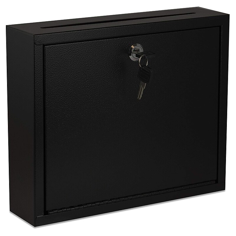 AdirOffice Indoor/Outdoor Interoffice Mailbox, Black (631-03-BLK) image 1