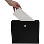 AdirOffice Indoor/Outdoor Interoffice Mailbox, Black (631-03-BLK)~#|#~sp134865982_sc7