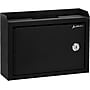 AdirOffice Indoor/Outdoor Wall Mounted Drop Box, Black (631-02-BLK)~#|#~sp134866012_sc7