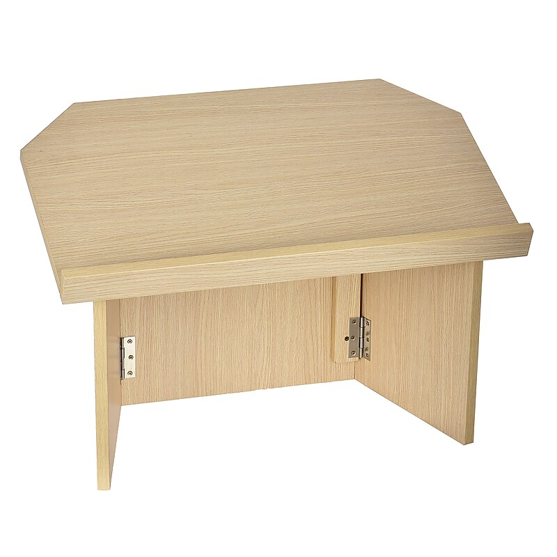 AdirOffice 19" Tabletop Lectern, Medium Oak (661-05-MEO) image 1