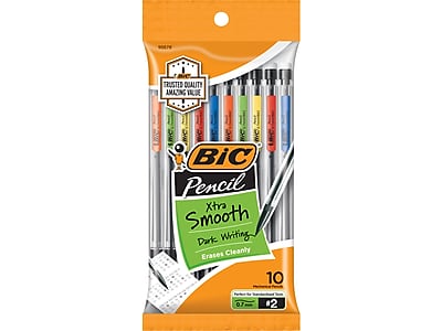 BIC Xtra Life Mechanical Pencil, 0.7mm, #2 Medium Lead, 10/Pack (90576)