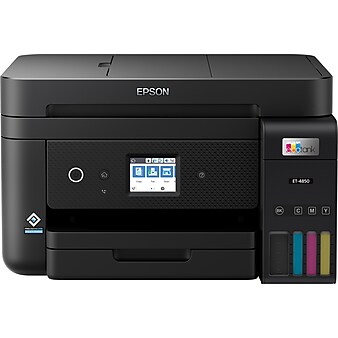 Epson EcoTank ET-4850 Wireless Color All-In-One Inkjet Printer, Black (C11CJ60201)