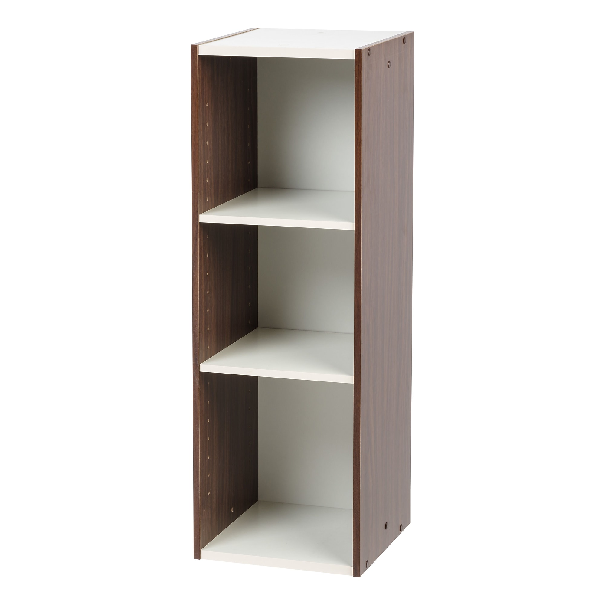 IRIS 11″ x 34″ Space Saving Shelf, Walnut Brown (596308) Sansujyuku sansujyuku.com