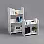 IRIS 3-Tier Tilted Shelf Book Rack, White (596102)~#|#~sp13497139_sc7
