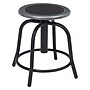 NPS 6800 Series Armless Steel Swivel Stool, Black Seat, Black Frame (6810-10)~#|#~sp135113073_sc7