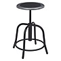 NPS 6800 Series Armless Steel Swivel Stool, Black Seat, Black Frame (6810-10)~#|#~sp135113074_sc7