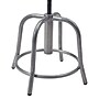 NPS 6800 Series Armless Steel Swivel Stool, Natural Wood Seat, Gray Frame (6800W-02)~#|#~sp135113086_sc7