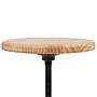 NPS 6800 Series Armless Steel Height Adjustable Swivel Stool, Natural Wood Seat, Black Frame (6800W-10)~#|#~sp135113091_sc7