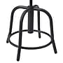 NPS 6800 Series Armless Steel Height Adjustable Swivel Stool, Natural Wood Seat, Black Frame (6800W-10)~#|#~sp135113092_sc7