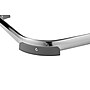 NPS 6600 Series Armless Blow-Molded Plastic 22" Ergonomic Z Stool With Backrest, Steel, Black (6622B)~#|#~sp135113106_sc7