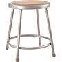 NPS 6200 Series Armless Wood 18" Stool, Gray, 5/Pack (6218/5)~#|#~sp135113114_sc7