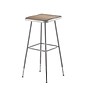 NPS 6300 Series Armless Wood/Steel Backless Stool with Footrest, Gray, 2/Pack (6330H/2)~#|#~sp135113372_sc7