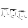NPS 6600 Series Armless Blow-Molded Plastic 18" Ergonomic Z Stool, Steel, Black, 3/Pack (6618/3)~#|#~sp135113462_sc7
