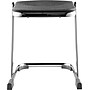 NPS 6600 Series Armless Blow-Molded Plastic 18" Ergonomic Z Stool, Steel, Black, 3/Pack (6618/3)~#|#~sp135113464_sc7