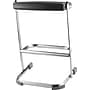 NPS 6600 Series Armless Blow-Molded Plastic 24" Ergonomic Z Stool, Steel, Black (6624)~#|#~sp135113591_sc7