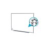 Ghent Hygienic Porcelain Dry-Erase Whiteboard, Anodized Aluminum Frame, 4' x 8' (M4-48-4)~#|#~sp135114439_sc7