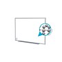 Ghent Hygienic Porcelain Dry-Erase Whiteboard, Anodized Aluminum Frame, 4' x 5' (M4-45-4)~#|#~sp135114442_sc7