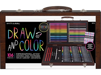  Art 101 Deluxe Art and Doodle Art Set, Assorted Colors, 168  Pieces (53168) : Arts, Crafts & Sewing