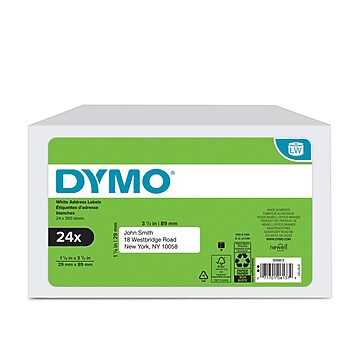 DYMO LabelWriter 2050768 Mailing Address Labels, 3-1/2