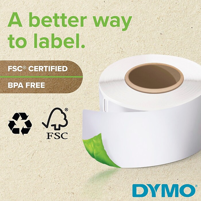 DYMO LabelWriter 30336 Multi-Purpose Labels, 2-1/8