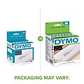 DYMO LabelWriter 30252 Mailing Address Labels, 3-1/2" x 1-1/8", Black on White, 350 Labels/Roll, 2 Rolls/Box (30252)