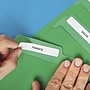 DYMO LabelWriter 30327 File Folder Labels, 3-7/16" x 9/16", Black on White, 130 Labels/Roll, 2 Rolls/Box (30327)~#|#~sp135204478_sc7