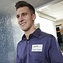 DYMO 1760756 4" Self-Adhesive Name Badge Label Black/White~#|#~sp135204515_sc7