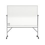 Ghent Hygienic Porcelain Mobile Dry-Erase Whiteboard, Aluminum Frame, 4' x 6' (ARM4M446)~#|#~sp135209308_sc7