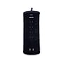 Philips 10-Outlet 4-USB Port Surge Protector, 6', Gray/Black (SPP6710BC/37)~#|#~sp135209320_sc7