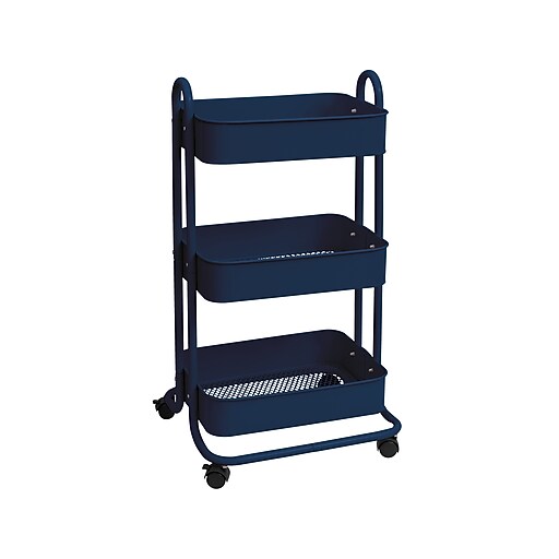 We R Memory Keepers A La Cart 3Shelf Metal Mobile Utility Cart with