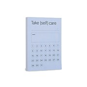 Noted by Post-it® Brand, Take (Self) Care Notes, Blue, 2.9" x 4", 100 Sheets/Pad, 1 Pad (NTD-34-TC)
