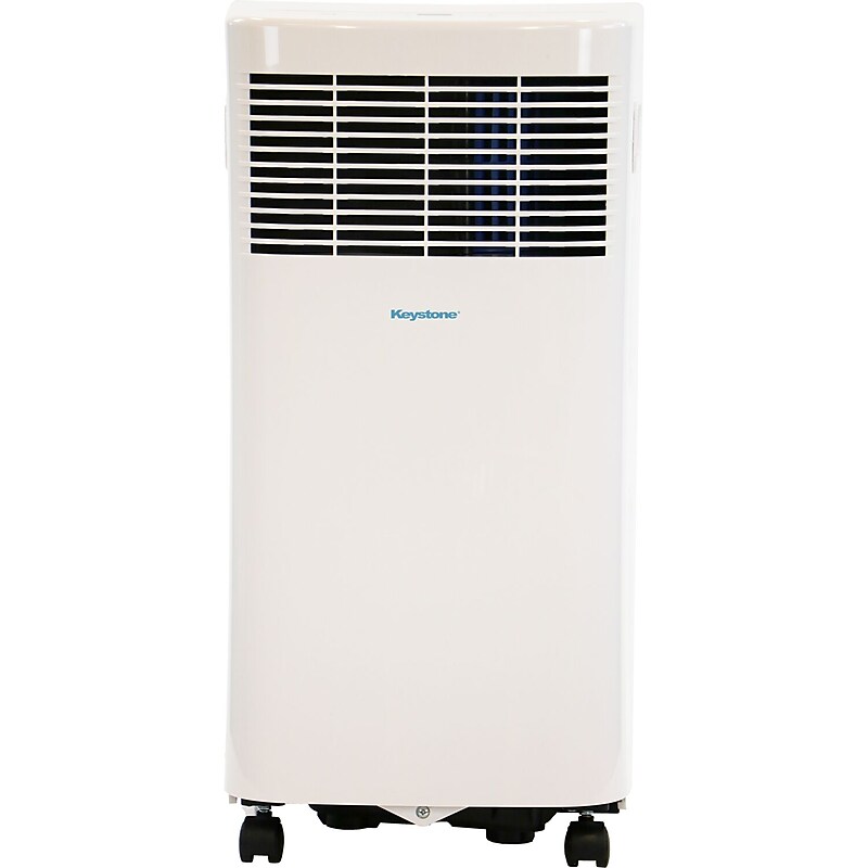 Keystone 115-Volt 9000 BTU (5000 BTU DOE) Portable Air Conditioner with Remote, White (KSTAP05PHA) image 1