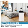 Honeywell 8000 BTU (5500 BTU DOE) Portable Air Conditioner with Remote, WiFi Enabled, White (HF8CESVWK5)~#|#~sp135450651_sc7