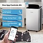 Honeywell 8000 BTU (5500 BTU DOE) Portable Air Conditioner with Remote, WiFi Enabled, White (HF8CESVWK5)~#|#~sp135450652_sc7