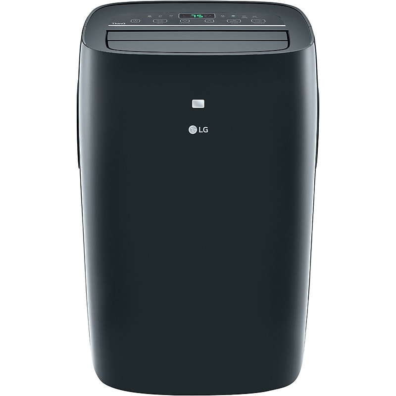 LG 12000 BTU (8000 BTU DOE) Portable Air Conditioner with Remote, Black (LP0821GSSM) image 1